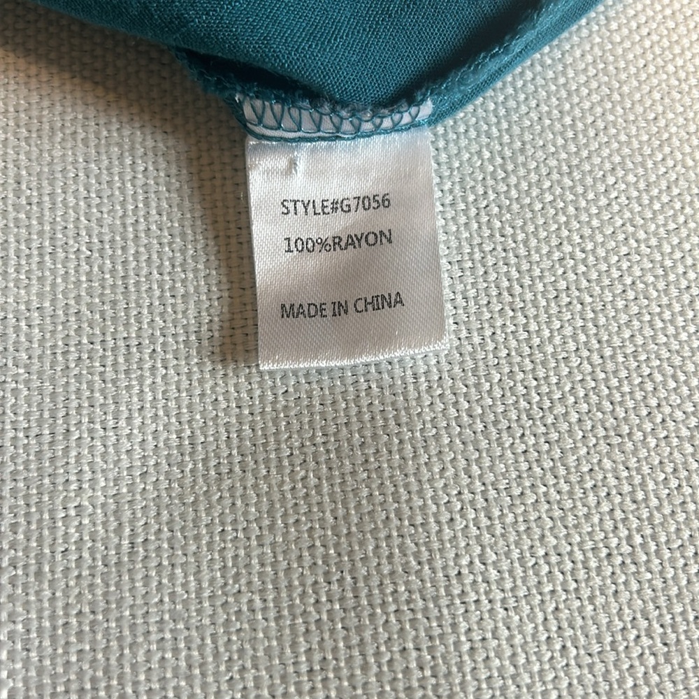 Jodifl small teal eyelet top - Picture 5 of 5
